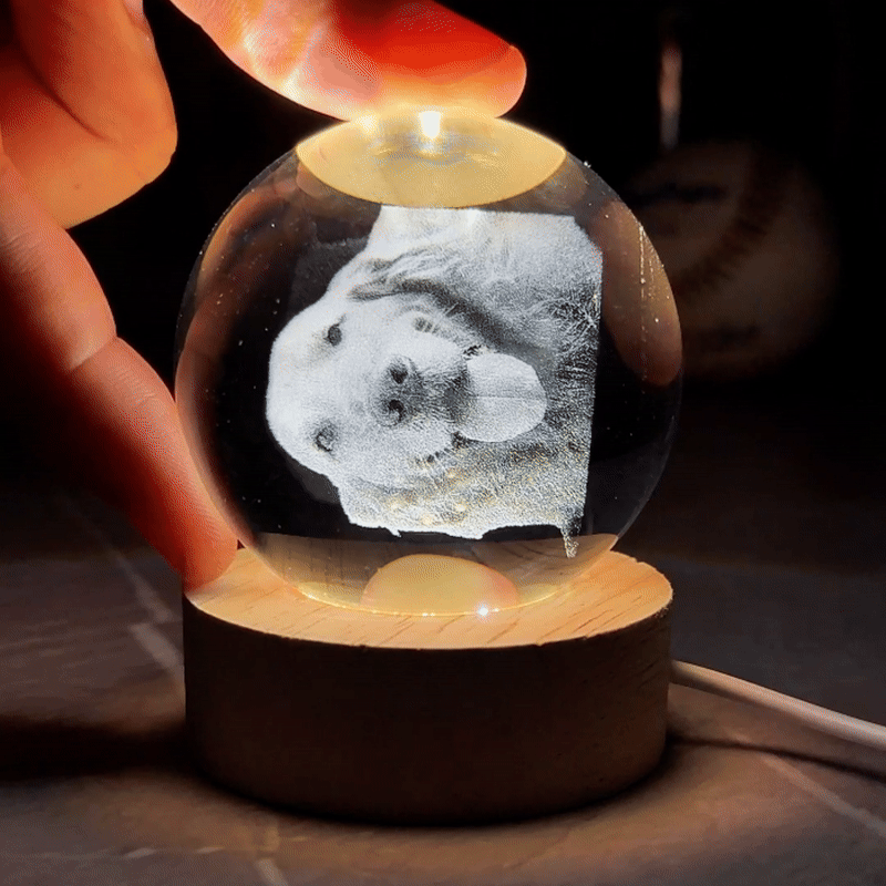 Esfera de Cristal + Base con Luz | Personalizadas